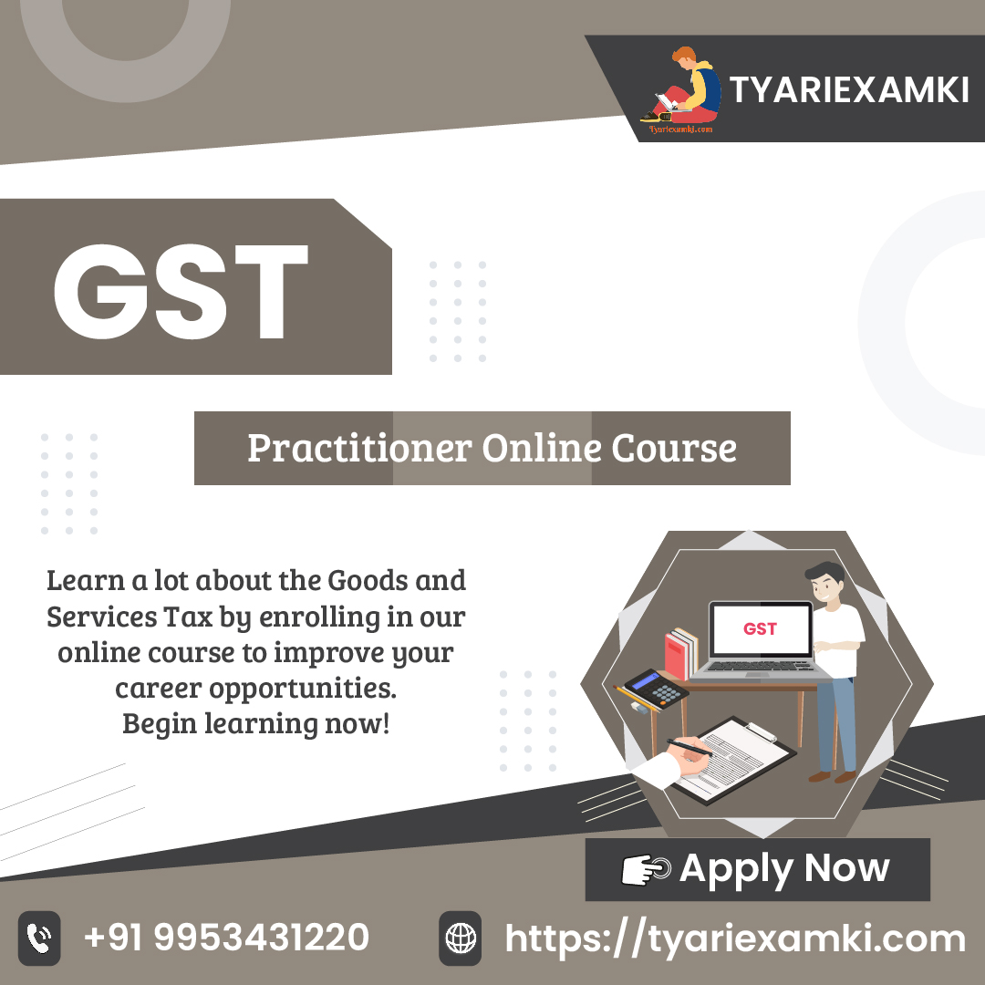Learn GST Practitioner Course - Beginner To Advance